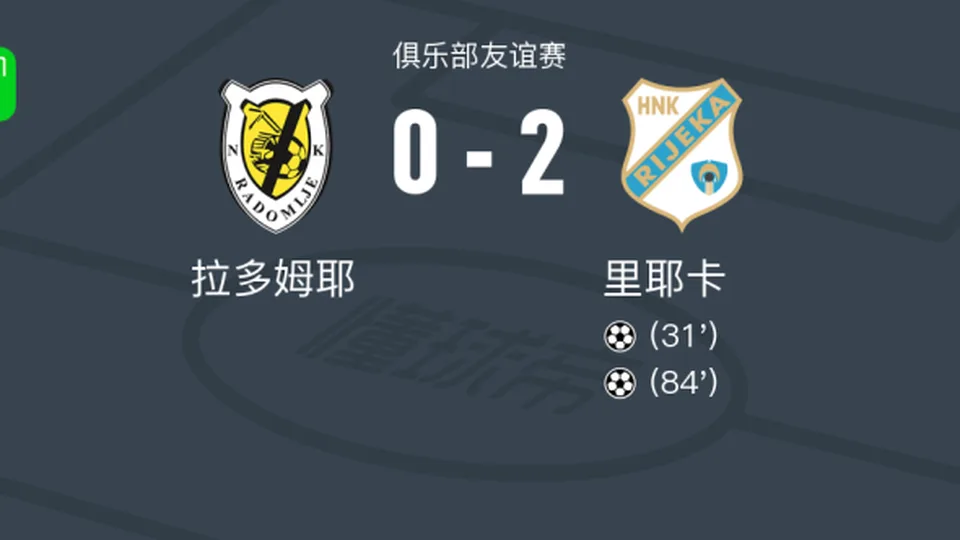 里耶卡2-0卡尔塞沃多特姆