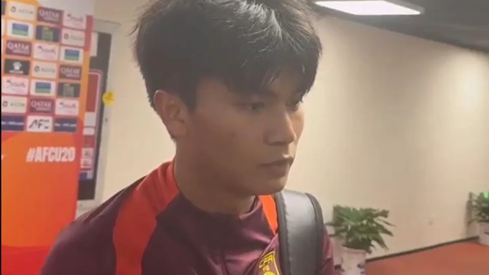 蒯纪闻：进球是球到脚下了蒙一脚；我们不怕亚洲任何一个对手